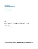 Bicycle motocross - BMX : transformation from niche to mainstream